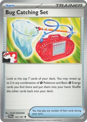 Bug Catching Set (Left Stamp), Prize Pack Series Cards