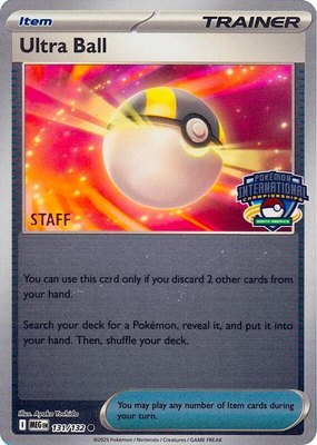 Ultra Ball (North America International Championship) [Staff], League & Championship Cards