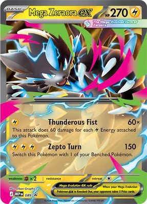 Mega Zeraora ex, Mega Evolution Promo