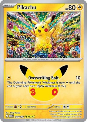 Pikachu, 30th Celebration