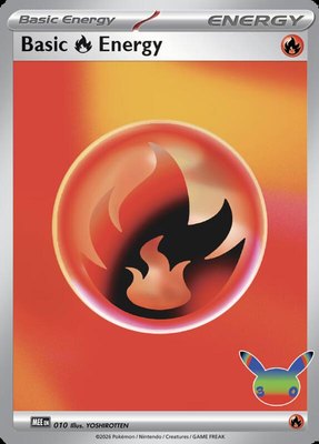 Basic Fire Energy (30th Celebration), Mega Evolution Energies