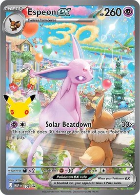 Espeon ex (30th Celebration), Mega Evolution Promo