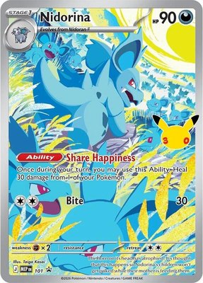 Nidorina (30th Celebration), Mega Evolution Promo