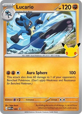 Lucario (30th Celebration), Mega Evolution Promo