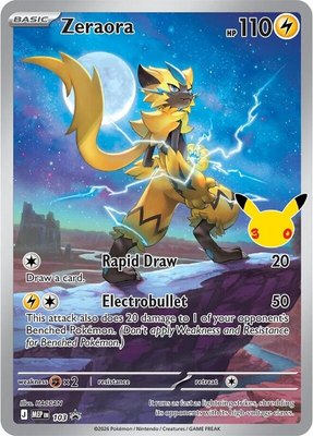 Zeraora (30th Celebration), Mega Evolution Promo