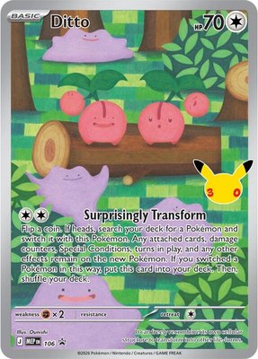 Ditto (30th Celebration), Mega Evolution Promo