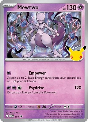Mewtwo (30th Celebration), Mega Evolution Promo