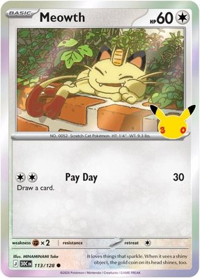 Meowth, 30th Celebration