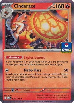 Cinderace (GYM), Southeast Asia Exclusives