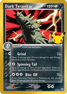 Dark Tyranitar, 30th Celebration Classic Collection