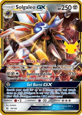 Solgaleo GX, 30th Celebration Classic Collection