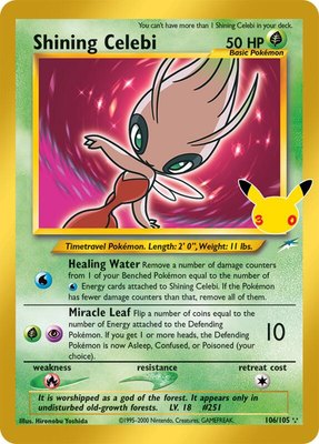 Shining Celebi, 30th Celebration Classic Collection