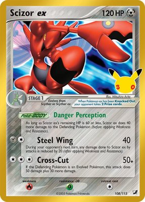 Scizor ex, 30th Celebration Classic Collection