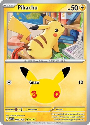 Pikachu, 30th Celebration