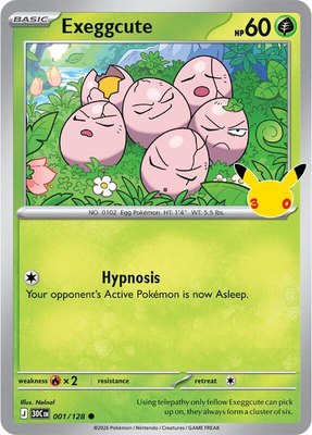 Exeggcute, 30th Celebration