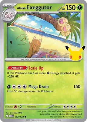 Alolan Exeggutor, 30th Celebration