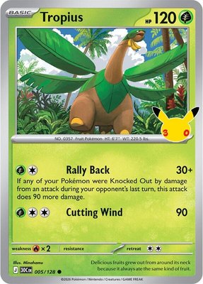 Tropius, 30th Celebration
