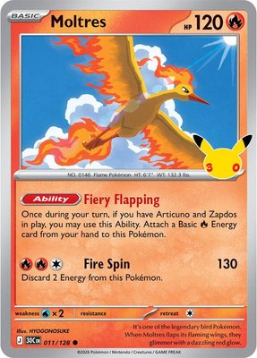 Moltres, 30th Celebration