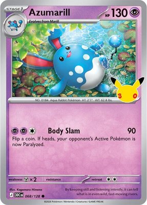 Azumarill, 30th Celebration