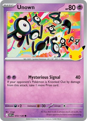 Unown, 30th Celebration