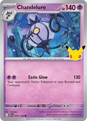 Chandelure, 30th Celebration