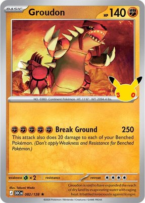 Groudon, 30th Celebration