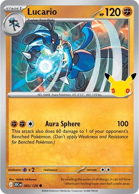 Lucario, 30th Celebration
