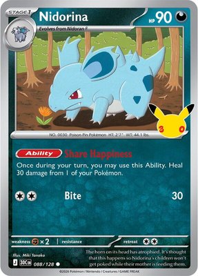 Nidorina, 30th Celebration