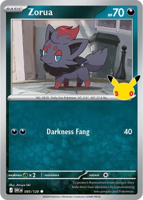 Zorua, 30th Celebration