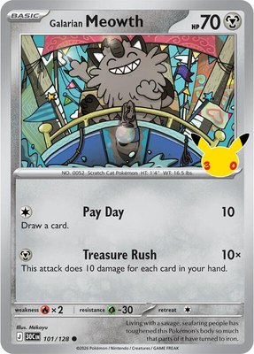 Galarian Meowth, 30th Celebration