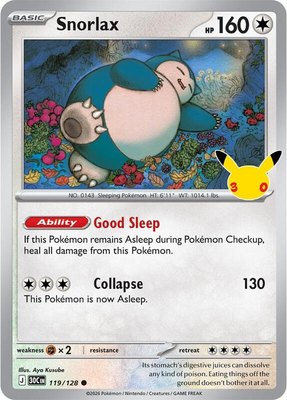 Snorlax, 30th Celebration