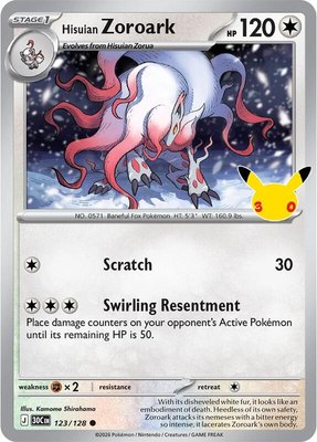 Hisuian Zoroark, 30th Celebration