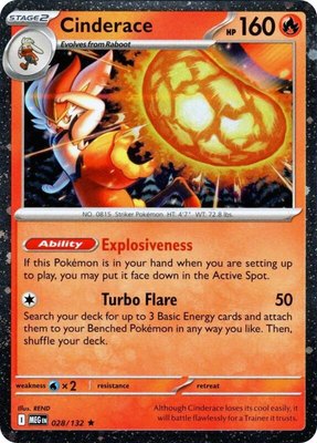 Cinderace (Cosmos Holo), Blister Exclusives
