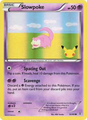 Slowpoke (20th Anniversary), Miscellaneous Cards & Products