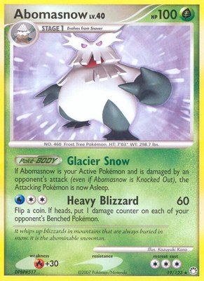 Abomasnow, Mysterious Treasures