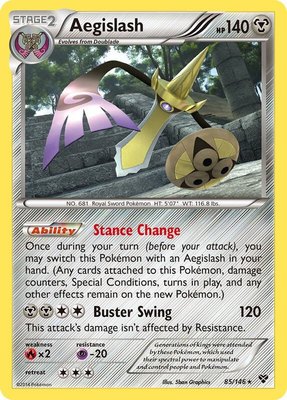 Aegislash (85), XY Base Set