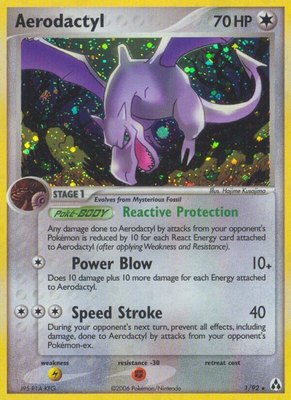 Aerodactyl, EX Legend Maker