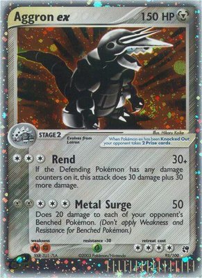 Aggron ex, EX Sandstorm