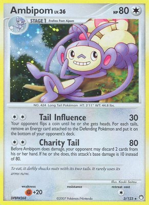 Ambipom, Mysterious Treasures
