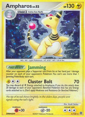 Ampharos, Secret Wonders