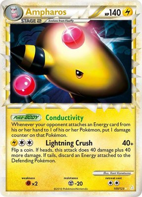 Ampharos (Prime), HeartGold SoulSilver