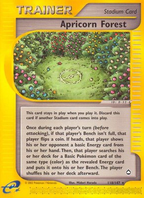 Apricorn Forest, Aquapolis