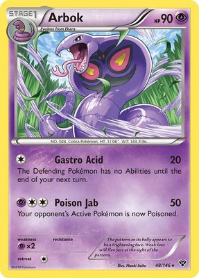 Arbok, XY Base Set