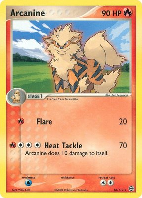 Arcanine, EX FireRed & LeafGreen