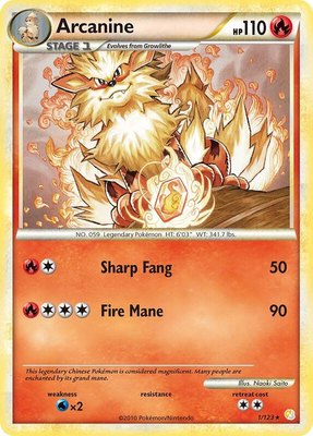 Arcanine, HeartGold SoulSilver