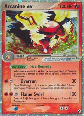 Arcanine ex, EX Legend Maker