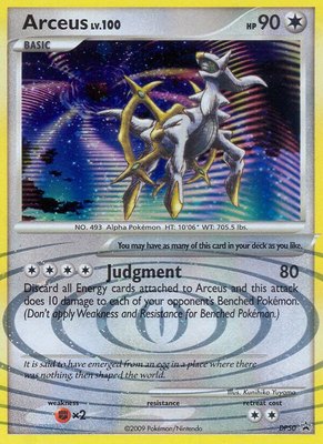 Arceus, Diamond and Pearl Promos