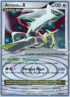 Arceus Lv.X (95), Arceus