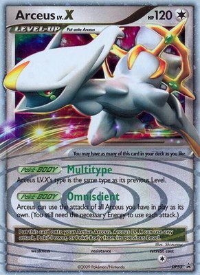 Arceus LV.X, Diamond and Pearl Promos