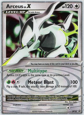 Arceus LV.X, Diamond and Pearl Promos